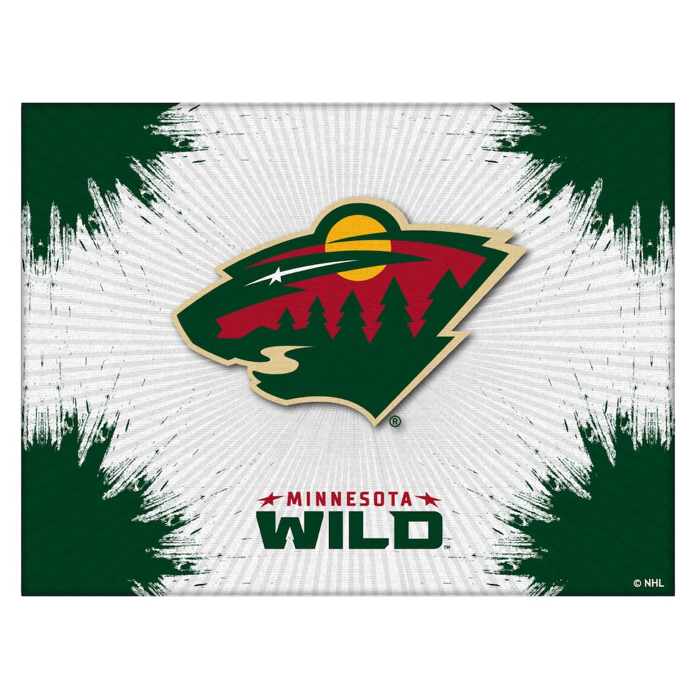 Minnesota Wild 24" x 32" Officially Licensed Logo Canvas