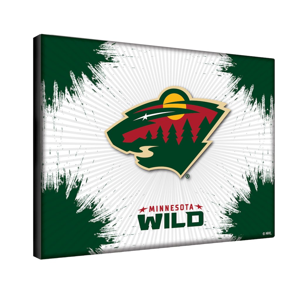 Minnesota Wild 24" x 32" Officially Licensed Logo Canvas