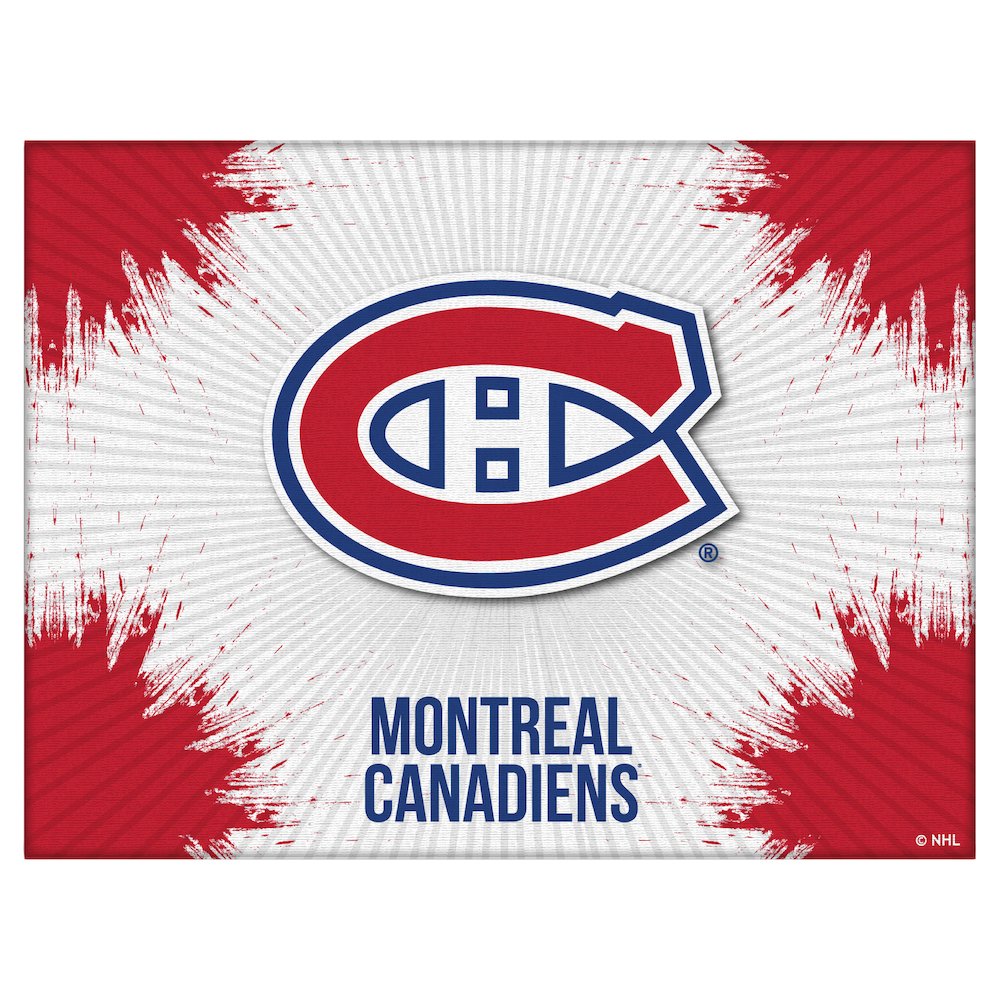 Montreal Canadiens 24" x 32" Officially Licensed Logo Canvas