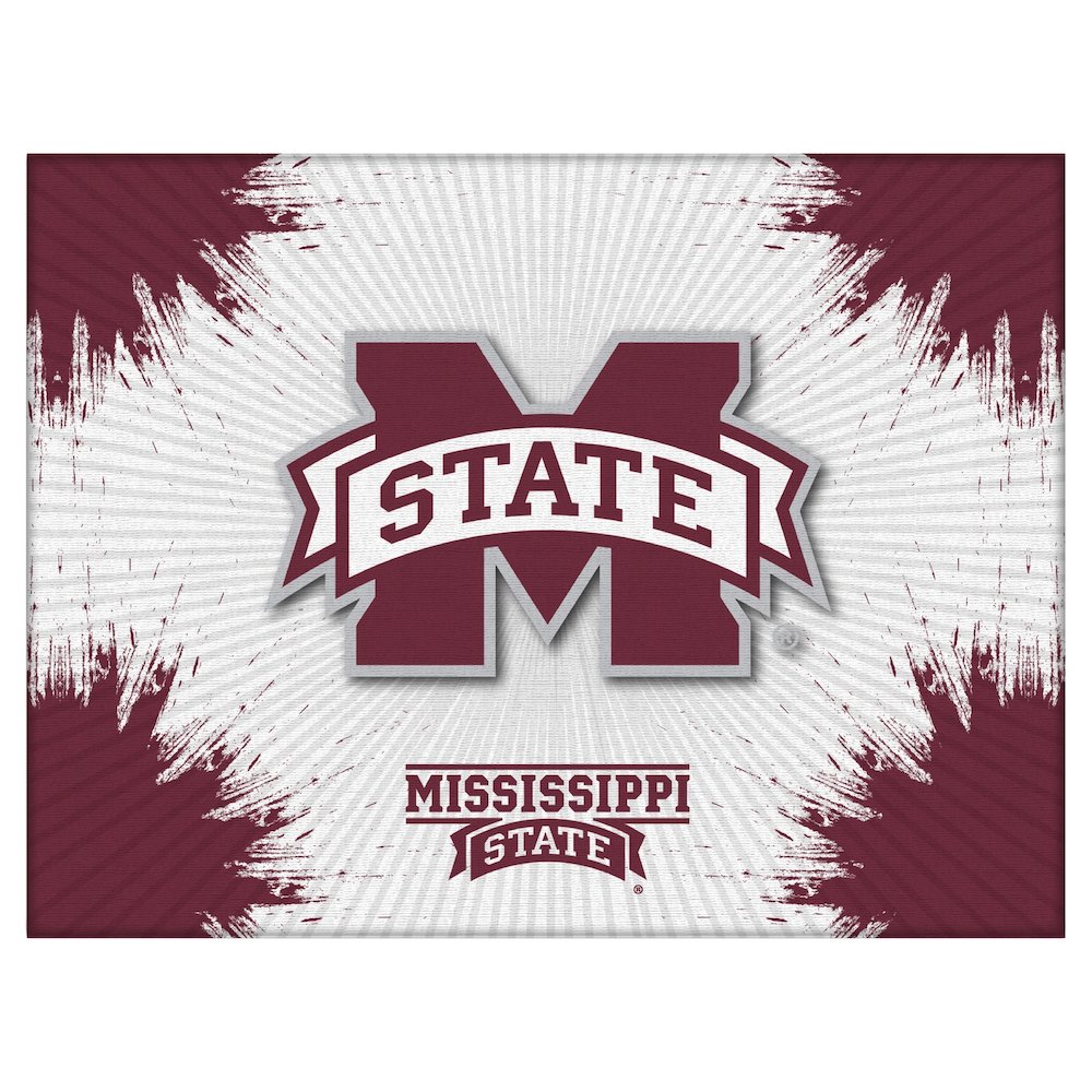 Mississippi State 24" x 32" Officially Licensed Logo Canvas