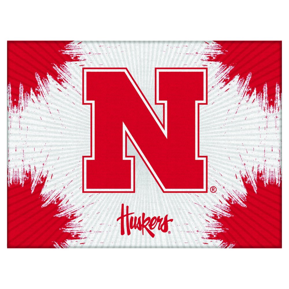 Nebraska 24" x 32" Officially Licensed Logo Canvas