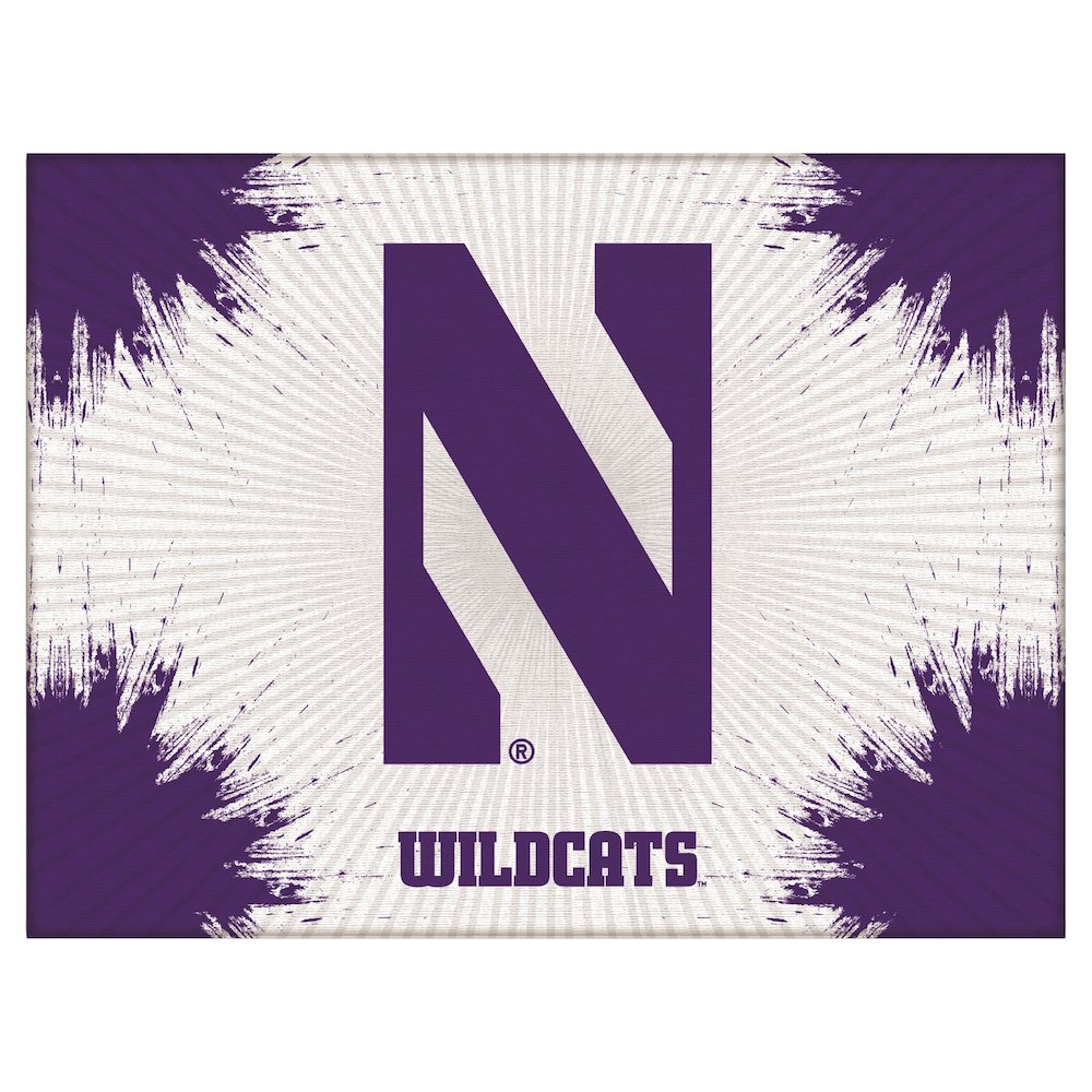 Northwestern 24" x 32" Officially Licensed Logo Canvas