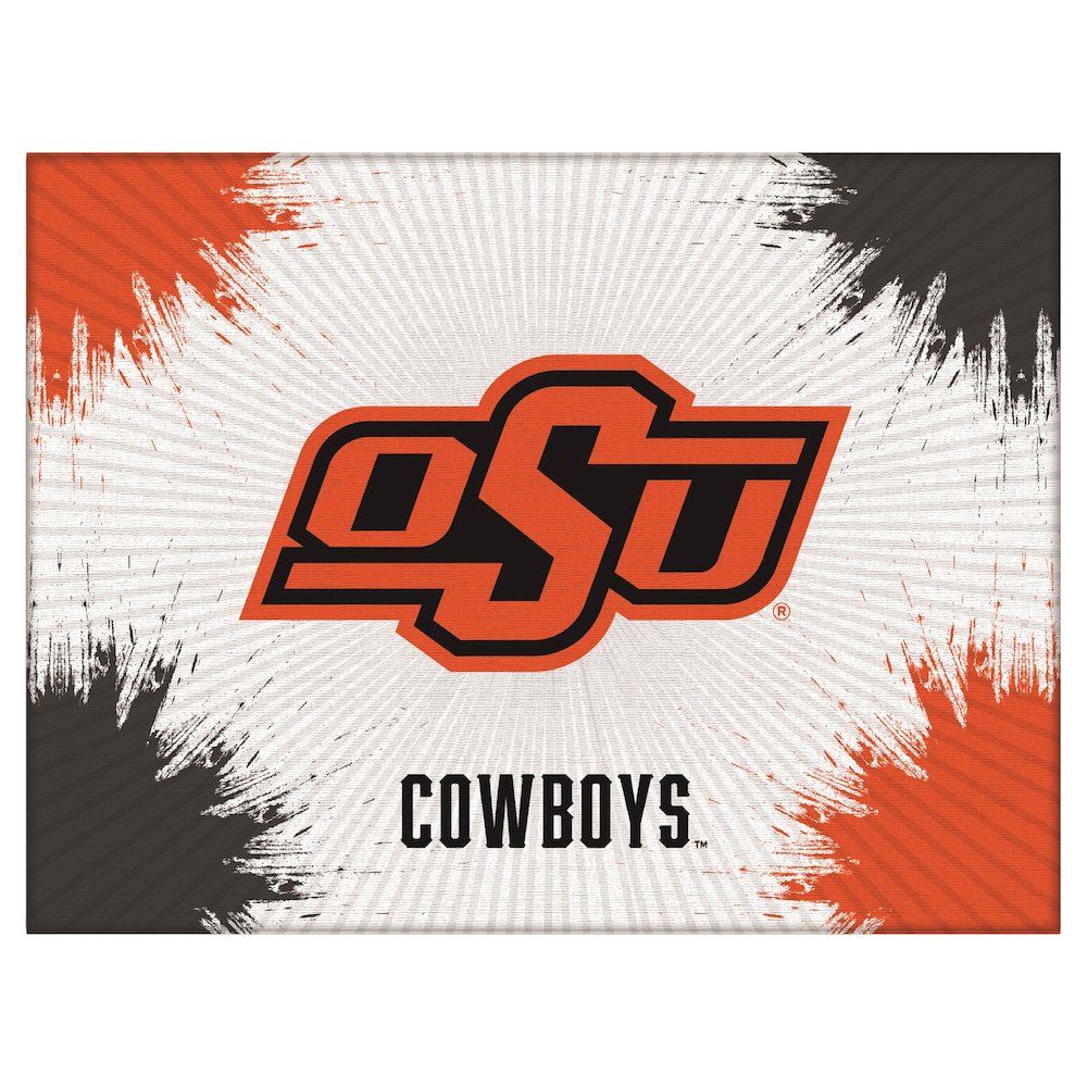 Oklahoma State 24" x 32" Officially Licensed Logo Canvas