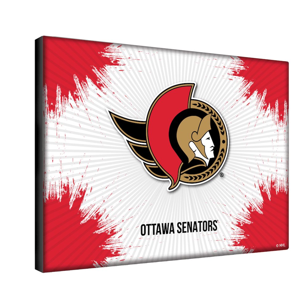 Ottawa Senators 24" x 32" Officially Licensed Logo Canvas