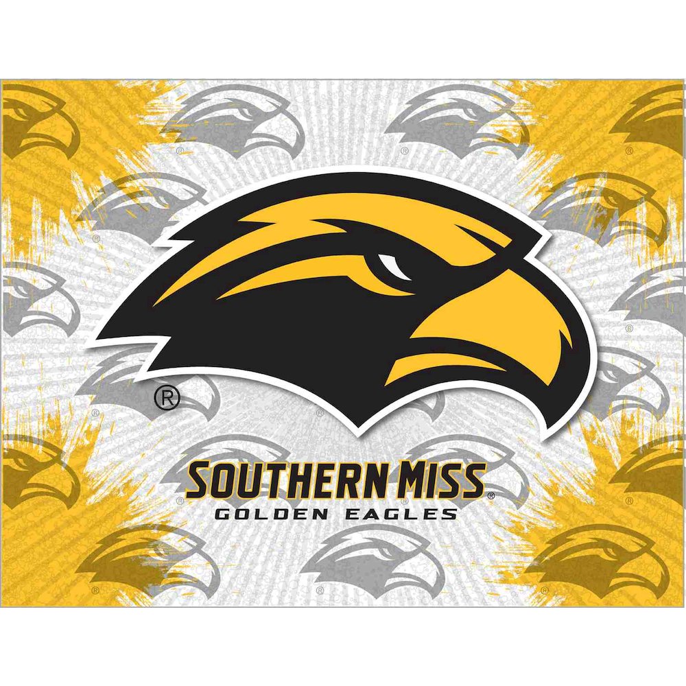 Southern Miss 24" x 32" Officially Licensed Logo Canvas
