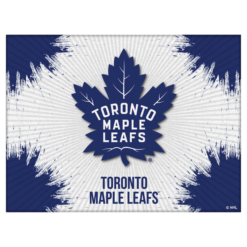 Toronto Maple Leafs 24" x 32" Officially Licensed Logo Canvas