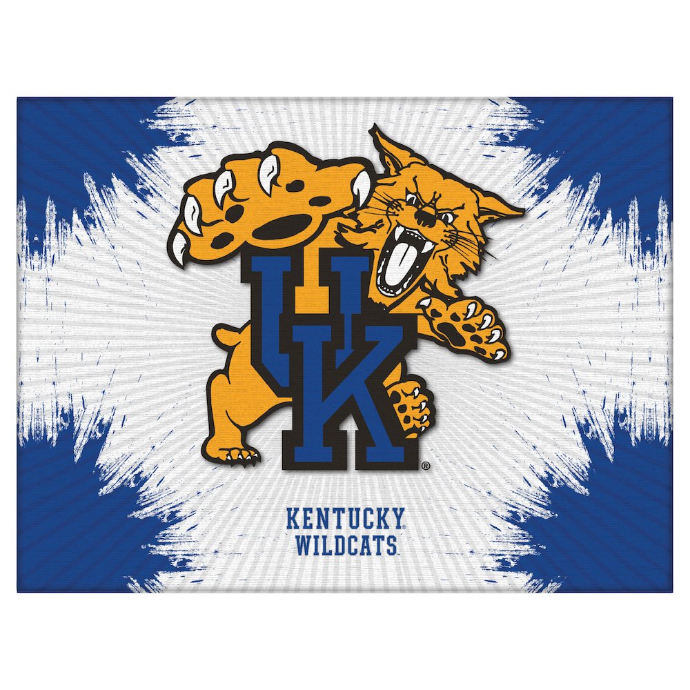 Kentucky "Wildcat" 24" x 32" Officially Licensed Logo Canvas