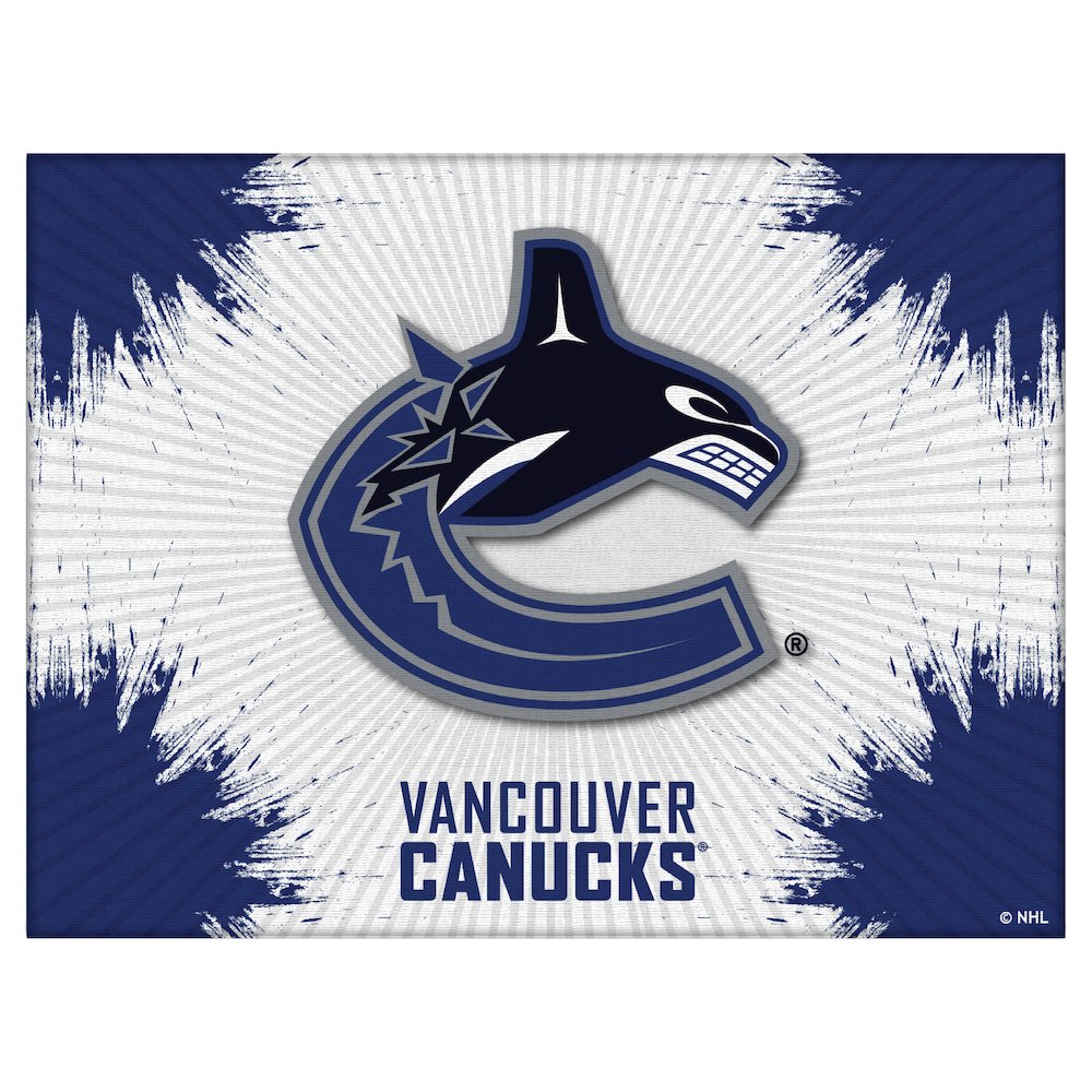 Vancouver Canucks 24" x 32" Officially Licensed Logo Canvas