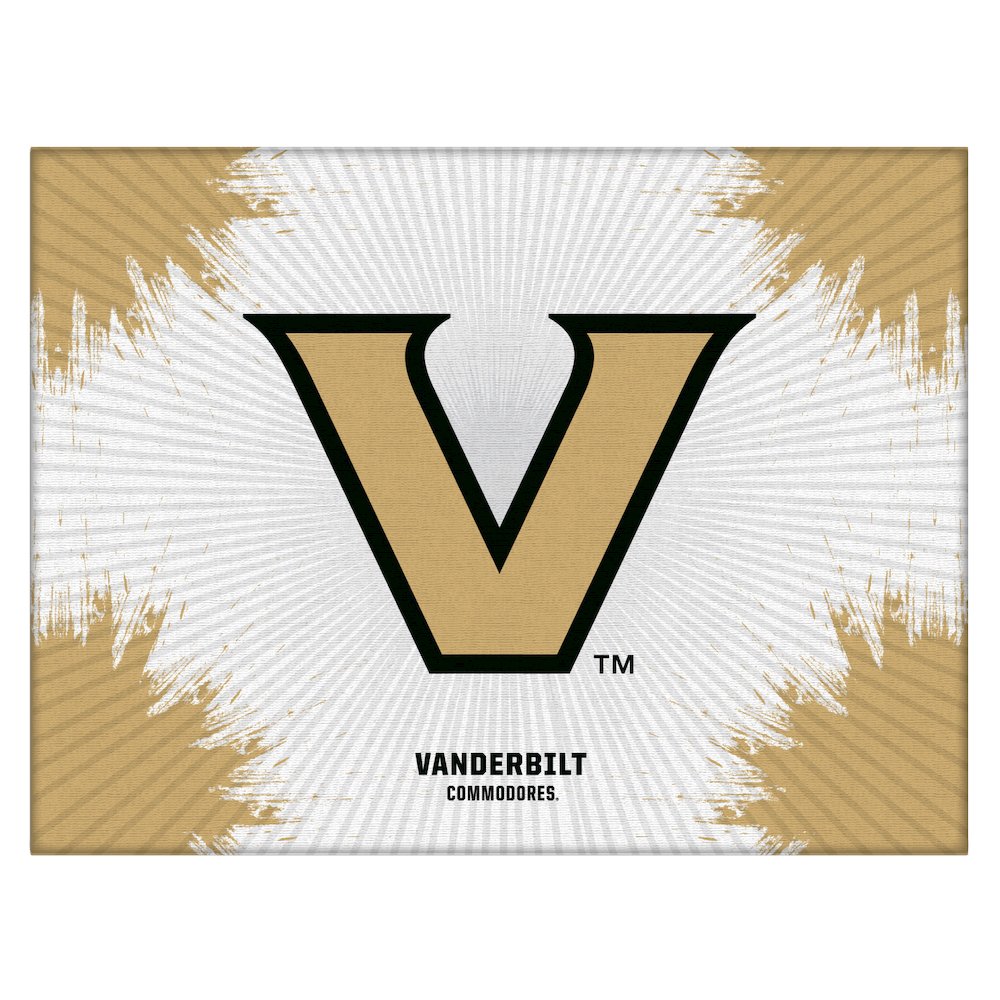 Vanderbilt 24" x 32" Officially Licensed Logo Canvas