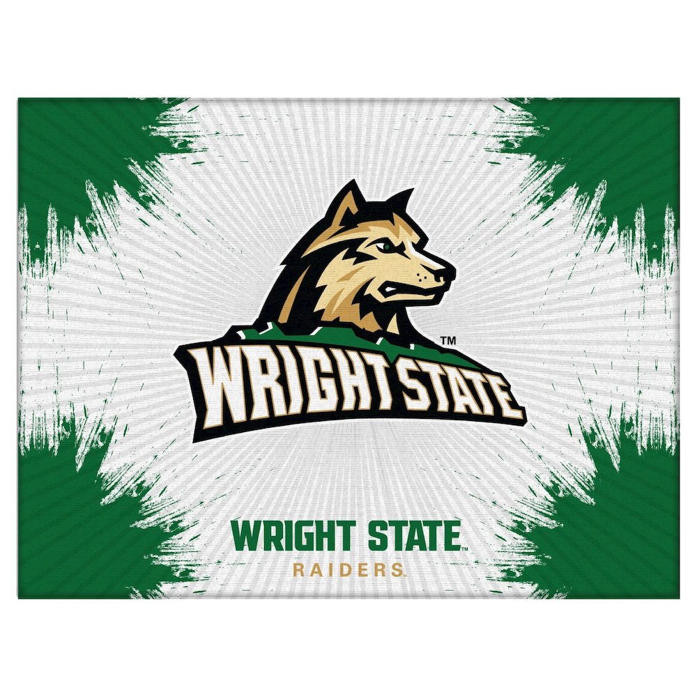 Wright State 24" x 32" Officially Licensed Logo Canvas