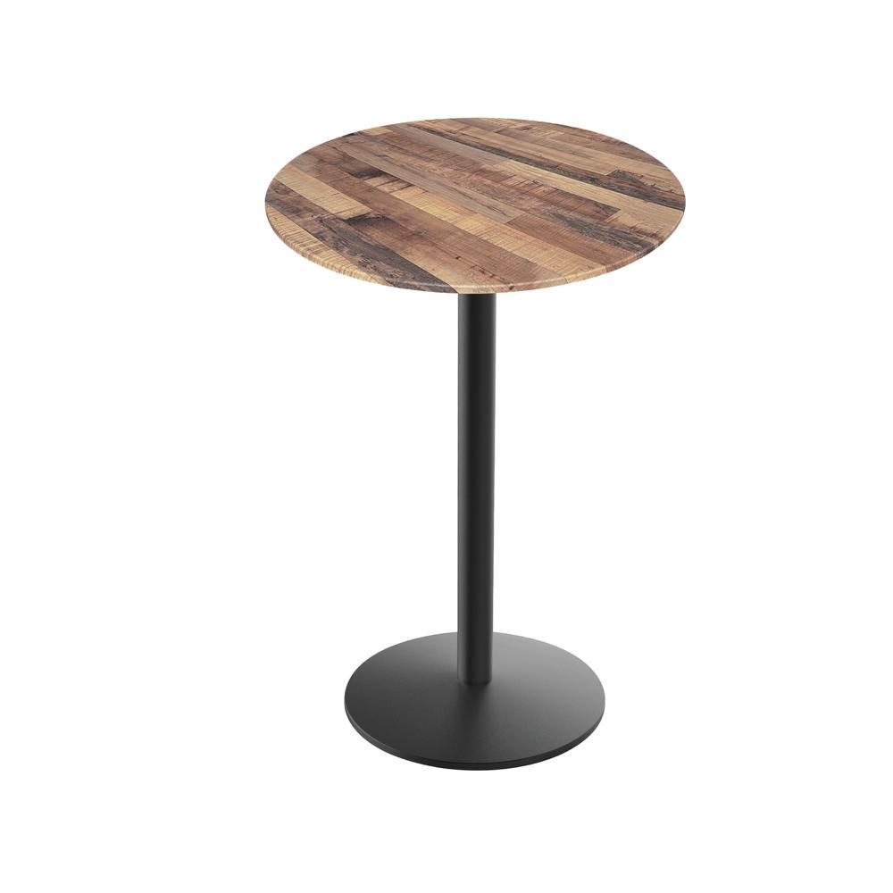 36" Tall OD214 Indoor/Outdoor All-Season Table with 36" Rustic Top