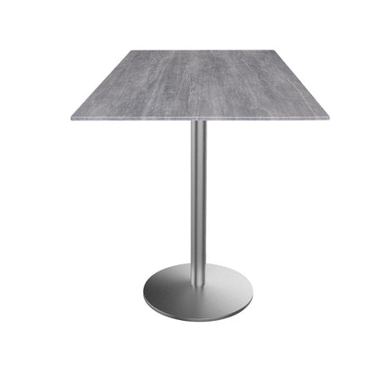 36" Tall OD214 Indoor/Outdoor All-Season Table with 36" x 36" Square Greystone Top