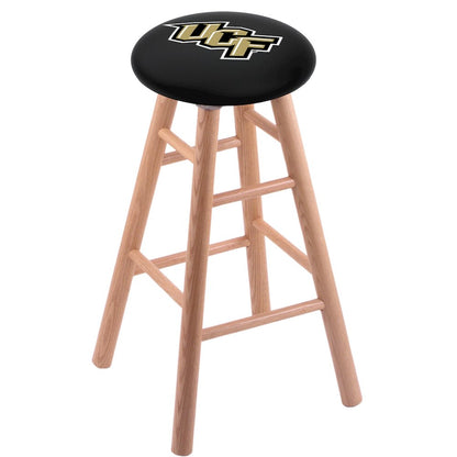 Oak Bar Stool in Natural Finish with Central Florida Seat