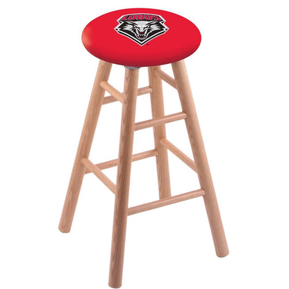 Oak Bar Stool in Natural Finish with New Mexico Seat