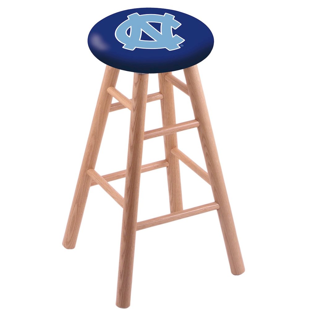 Oak Bar Stool in Natural Finish with North Carolina Seat