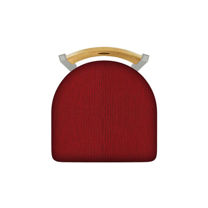 XL 830 Voltaire 30" Swivel Counter Stool with Anodized Nickel Finish, Medium Back, and Graph Ruby Seat