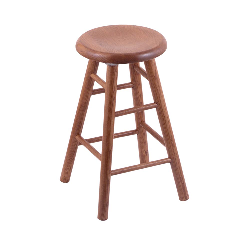XL Oak Bar Stool in Medium Finish
