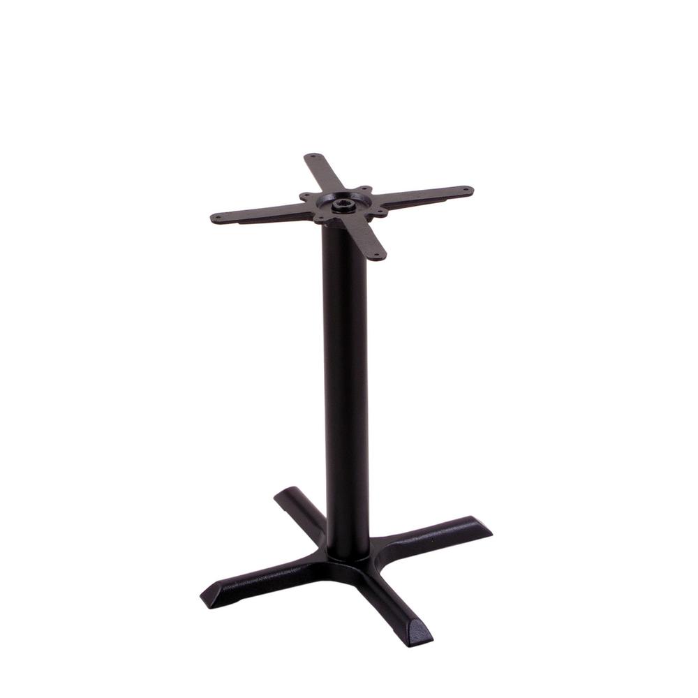 211 Black Cast Iron Table Height Base with 22" x 22" X-Style Foot