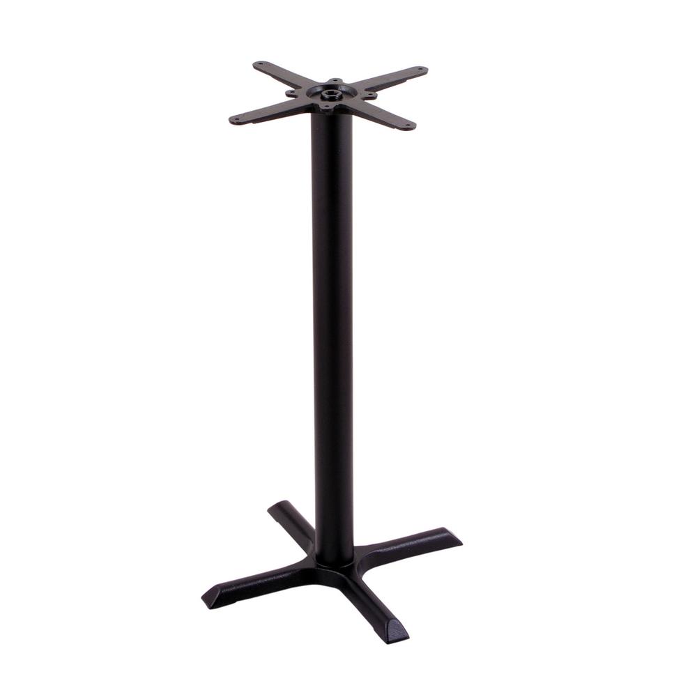 211 Black Cast Iron Counter Height Base with 22" x 22" X-Style Foot