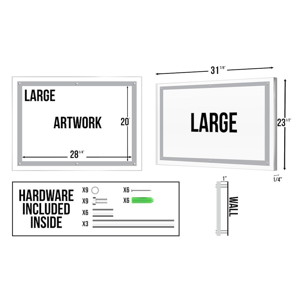 San Jose Sharks 32" x 23.5" Backlit LED Sign