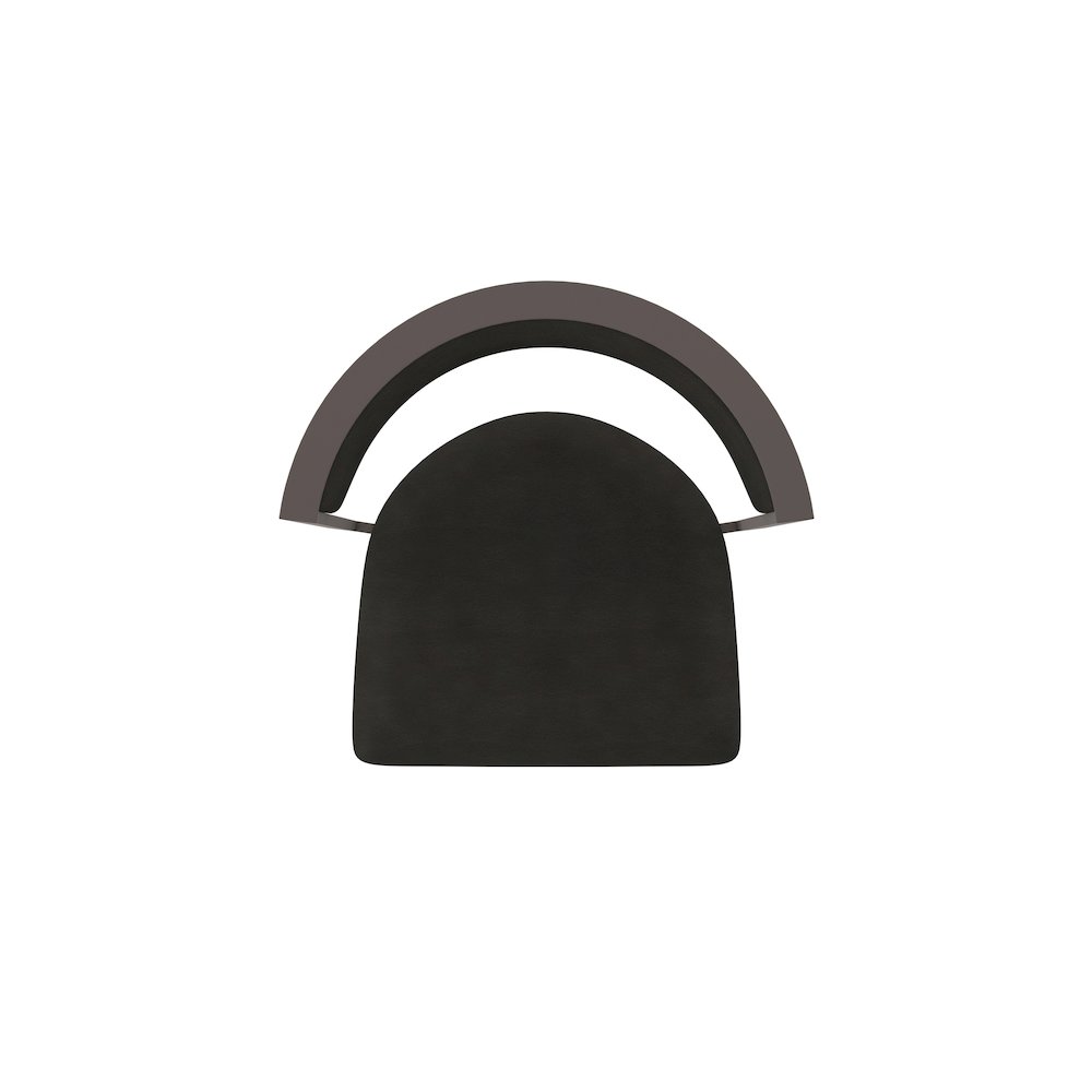 Swivel Bar Stool with Bronze Finish and Canter Espresso Seat and Back