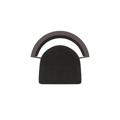 Swivel Bar Stool with Bronze Finish and Canter Espresso Seat and Back