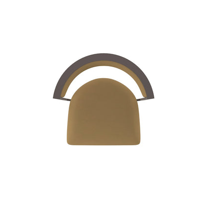 Swivel Bar Stool with Bronze Finish and Canter Saddle Seat and Back