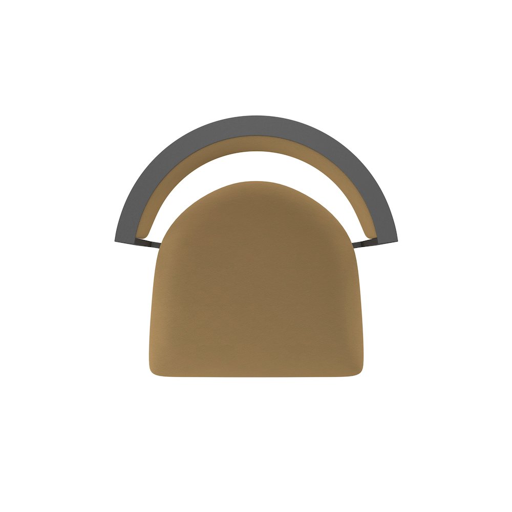 Swivel Bar Stool with Pewter Finish and Canter Saddle Seat and Back