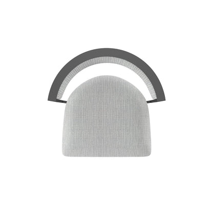 Swivel Bar Stool with Pewter Finish and Graph Alpine Seat and Back