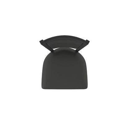 Swivel Bar Stool with Black Wrinkle Finish and Canter Iron Seat and Back