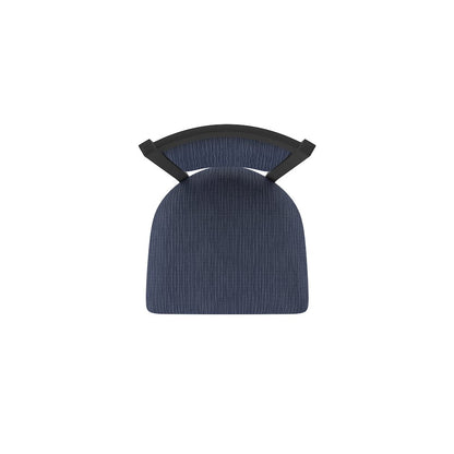 Swivel Bar Stool with Black Wrinkle Finish and Graph Anchor Seat and Back