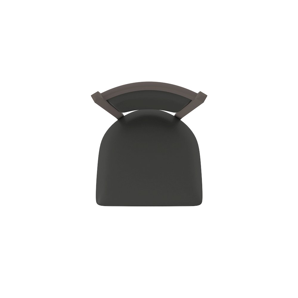 Swivel Bar Stool with Bronze Finish and Canter Iron Seat and Back