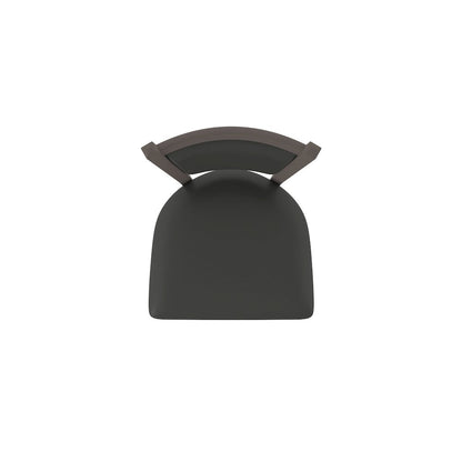 Swivel Bar Stool with Bronze Finish and Canter Iron Seat and Back