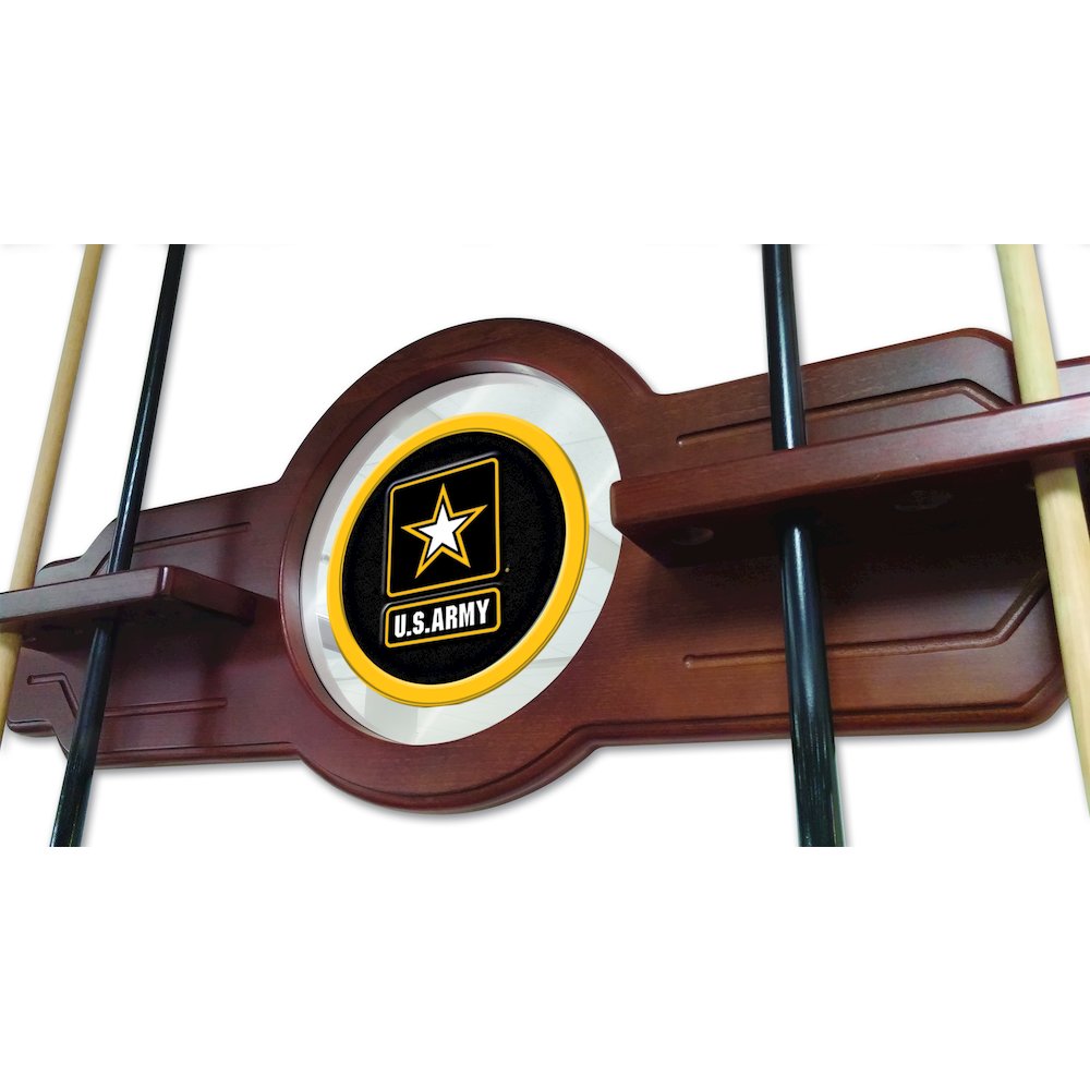 U.S. Army Cue Rack in English Tudor Finish