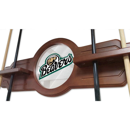 Bemidji State Cue Rack in English Tudor Finish