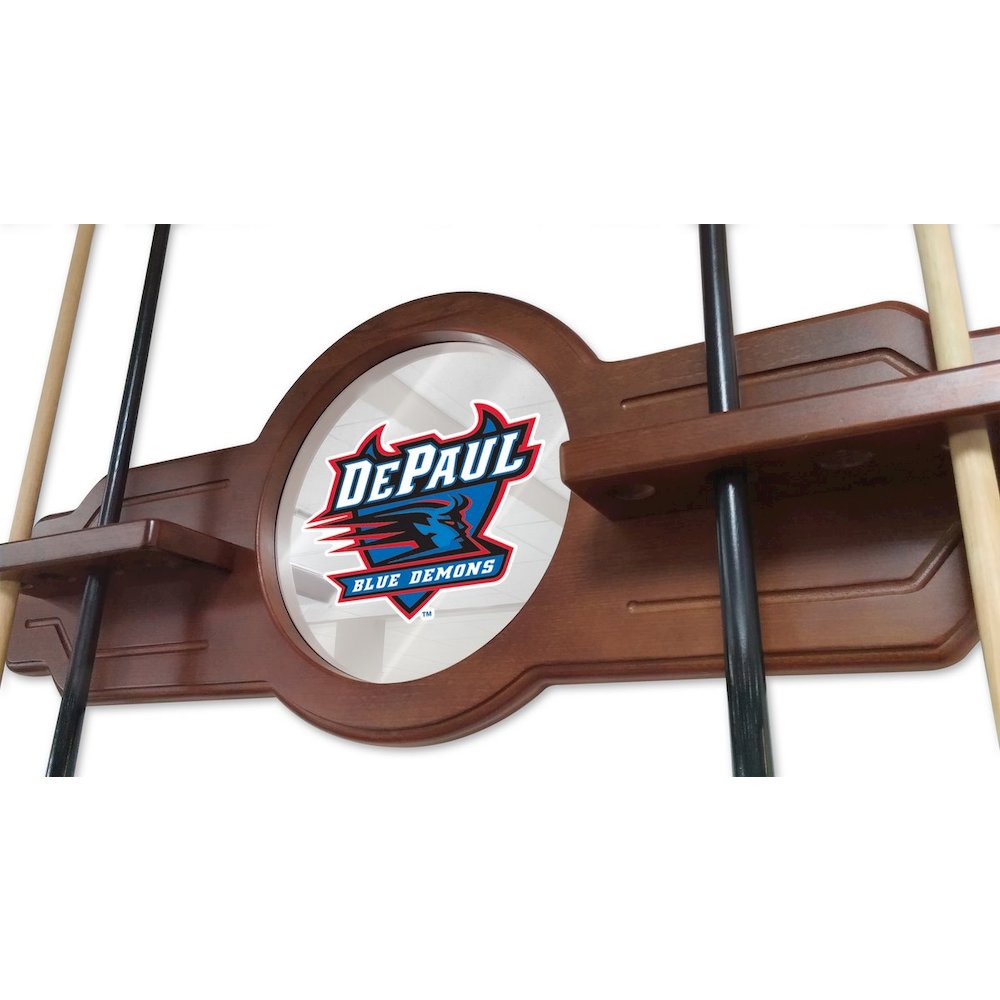 DePaul Cue Rack in English Tudor Finish
