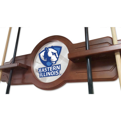 Eastern Illinois Cue Rack in English Tudor Finish