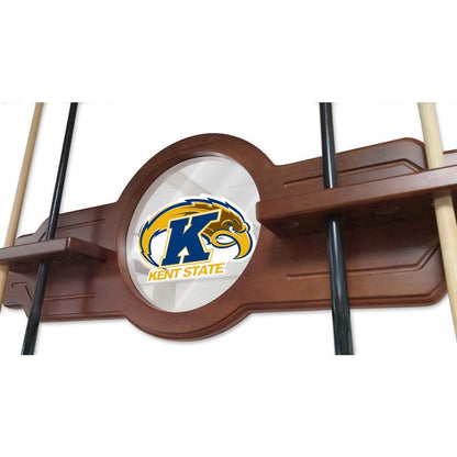 Kent State Cue Rack in English Tudor Finish