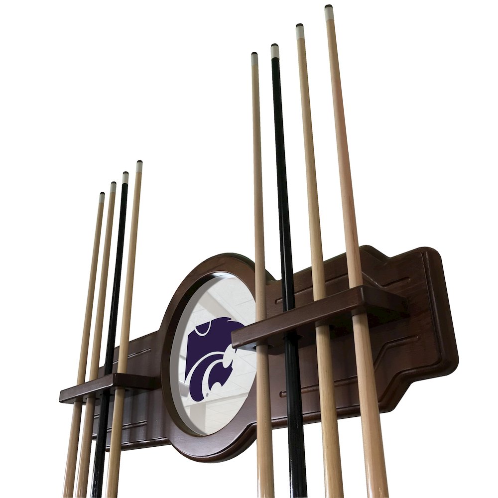 Kansas State Cue Rack in English Tudor Finish