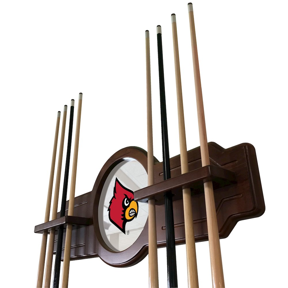 Louisville Cue Rack in English Tudor Finish