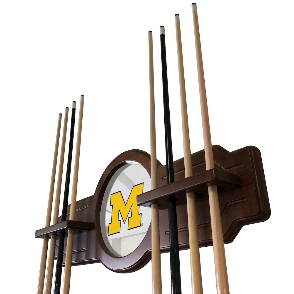 Michigan Cue Rack in English Tudor Finish