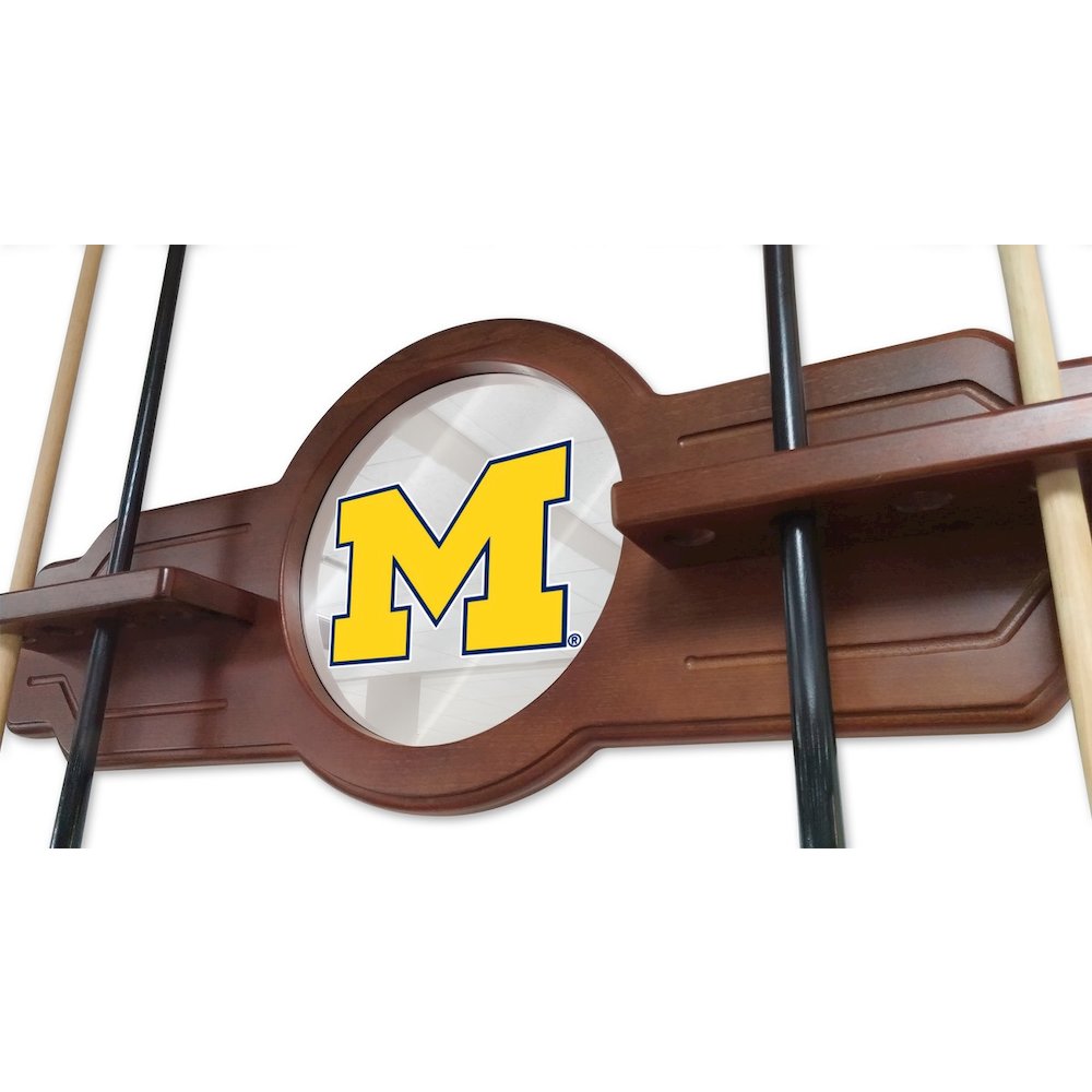 Michigan Cue Rack in English Tudor Finish