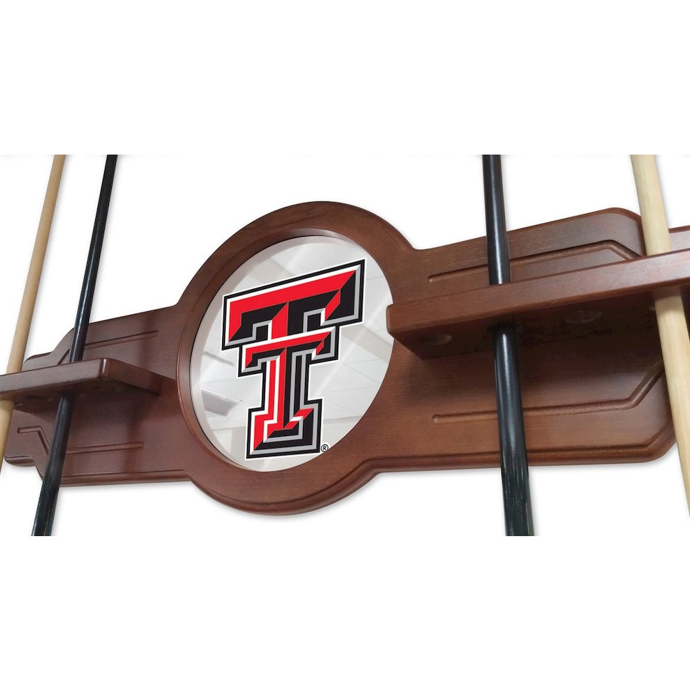 Texas Tech Cue Rack in English Tudor Finish