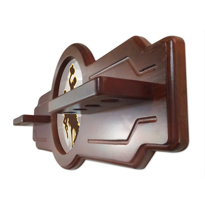 Wyoming Cue Rack in English Tudor Finish