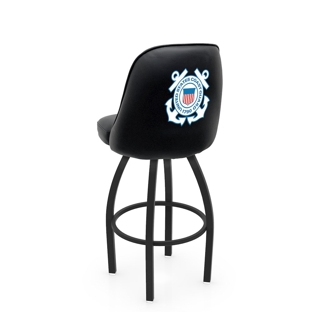 Logo Grizzly U.S. Coast Guard Swivel Bar Stool