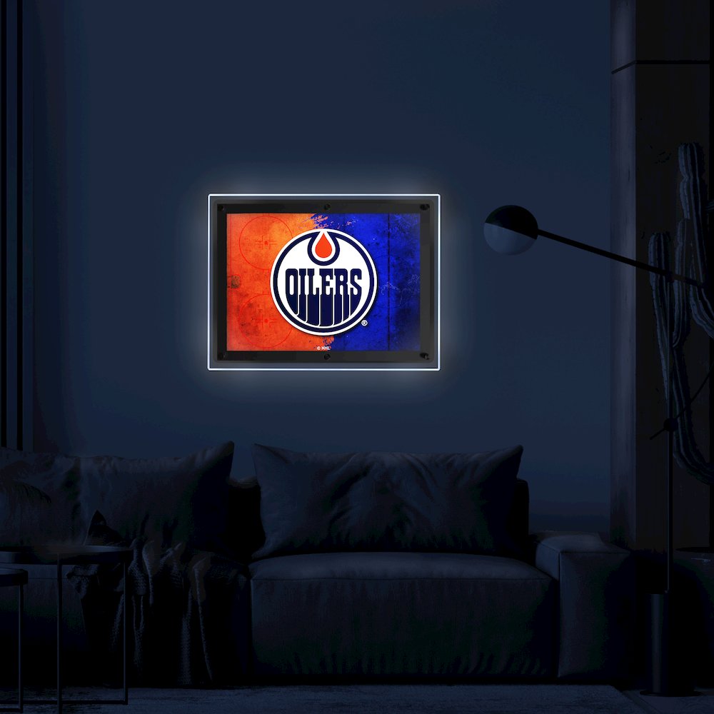 Edmonton Oilers 32" x 23.5" Backlit LED Sign