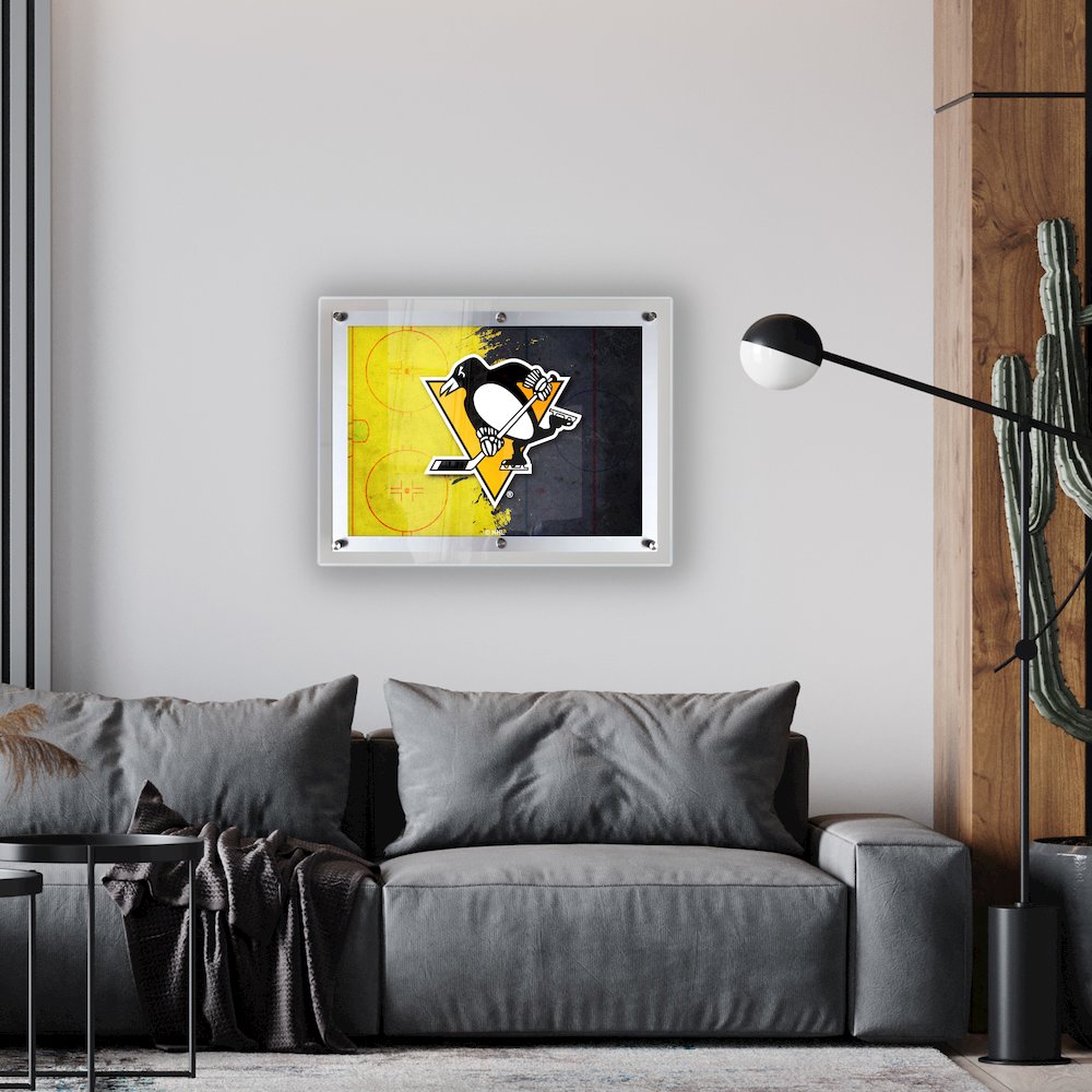 Pittsburgh Penguins 32" x 23.5" Backlit LED Sign