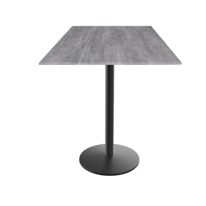 42" Tall OD214 Indoor/Outdoor All-Season Table with 32" x 32" Square Greystone Top