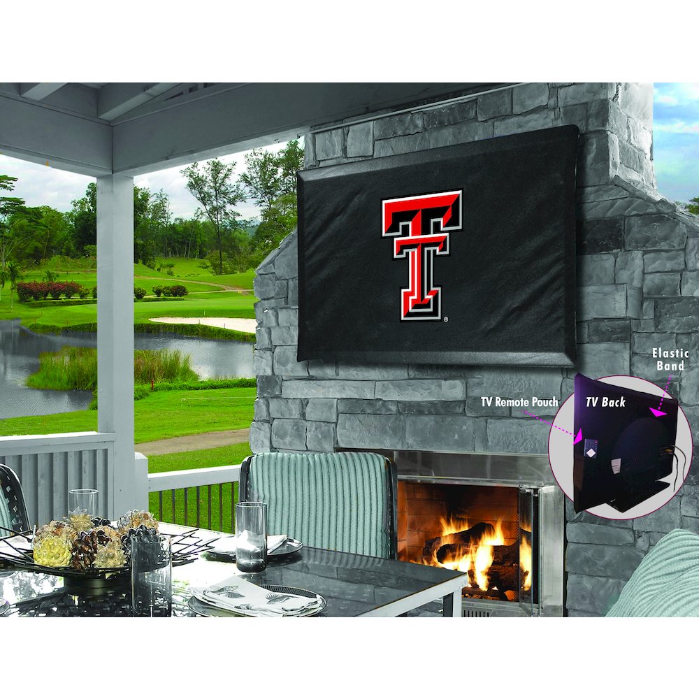 Texas Tech TV Cover (TV sizes 50"-56") by Covers by HBS