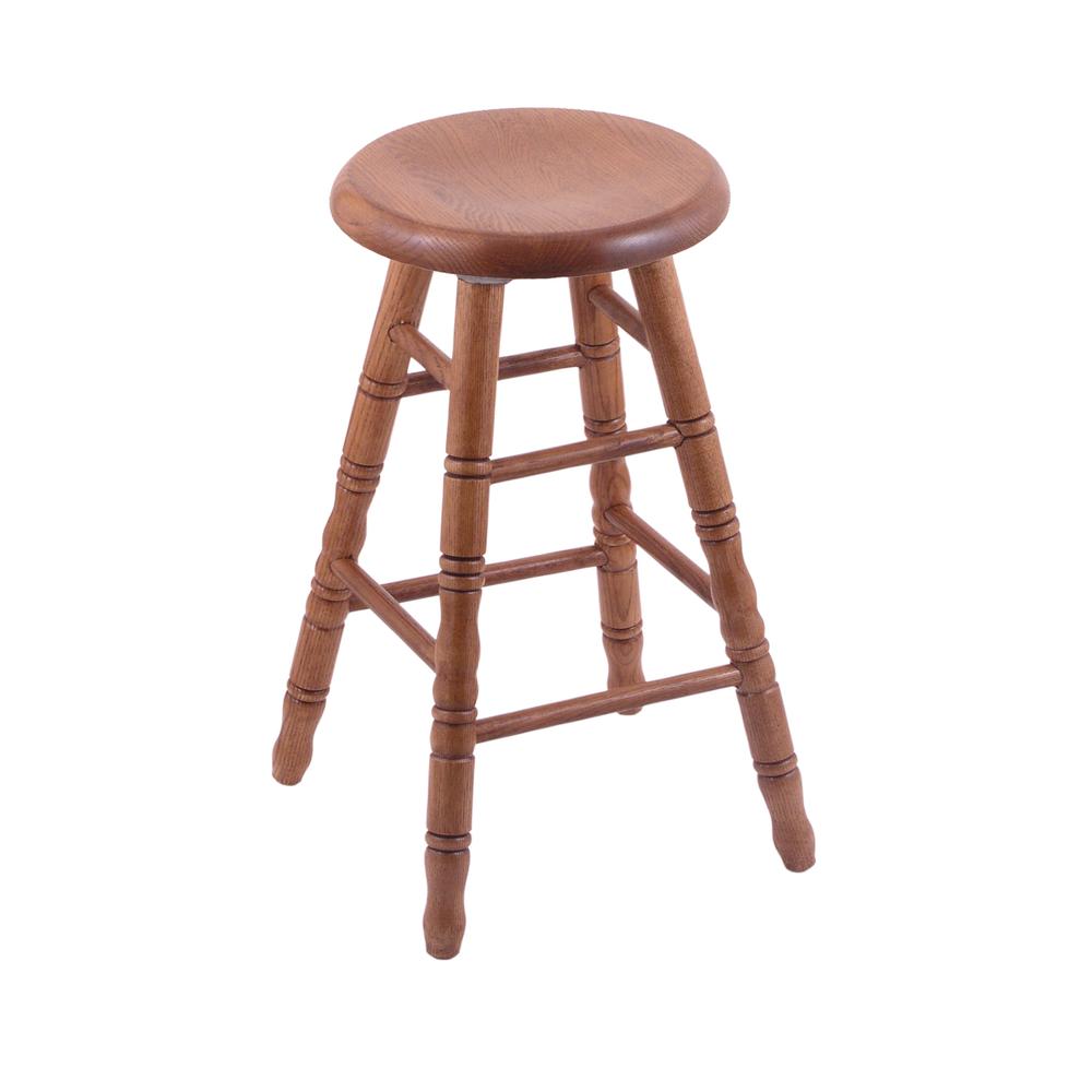 XL Oak Extra Tall Bar Stool in Medium Finish